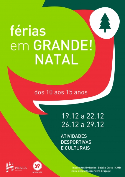 Programa ´Férias em Grande – Natal´ abre inscrições esta Quarta-feira
