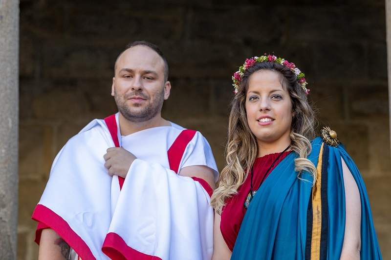 Bárbara e Alberto são os noivos da Braga Romana – Reviver Bracara Augusta