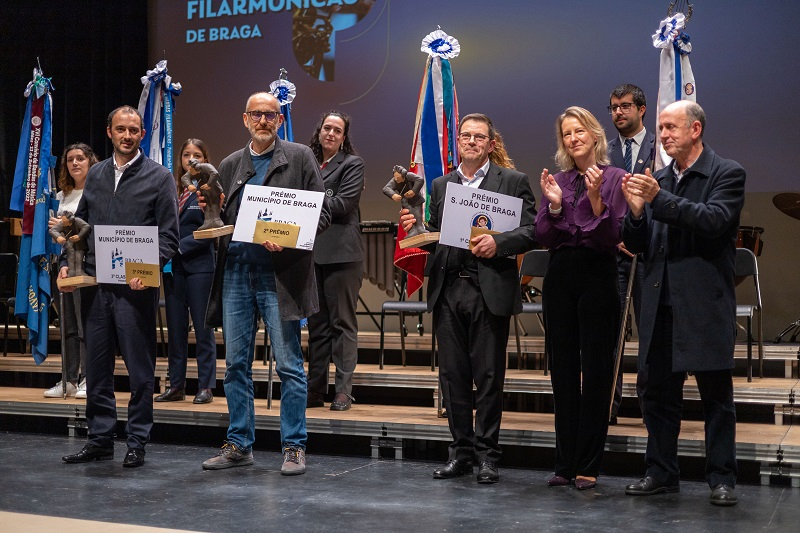 Banda Musical de Fajões e Sociedade Filarmónica de Gansaria vencem concurso de Bandas de Braga