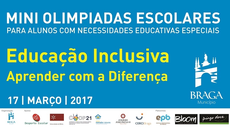Mini-olimpíadas para alunos com Necessidade Educativas Especiais