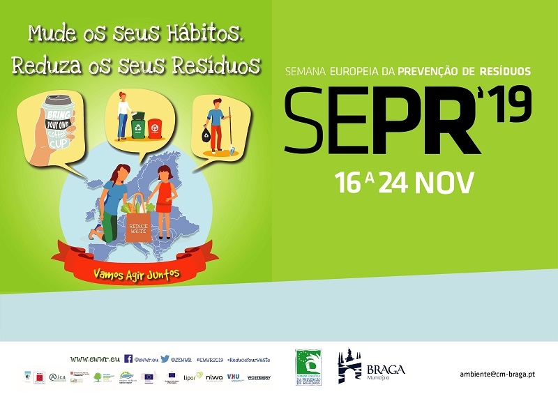 Braga sensibiliza população para a prevenção de resíduos